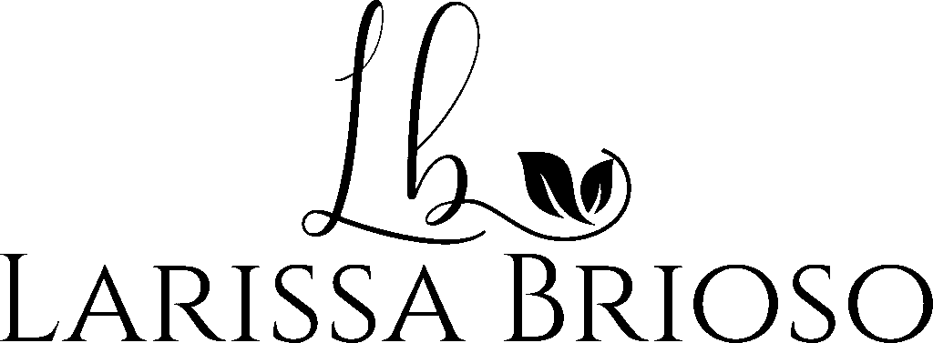 LB logo marca d_água preta Logo Larissa Brioso
